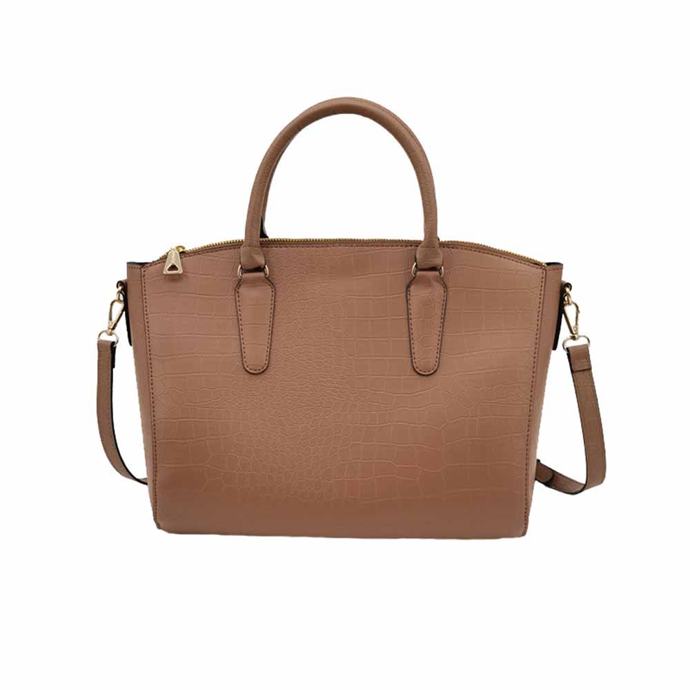 Women's New Fashion Joker Handbag Shell Slung Over One Shoulder Large Capacity Handbag. Size: Bottom Length 30cm. Bottom Width 20cm. Side Height 23cm.
