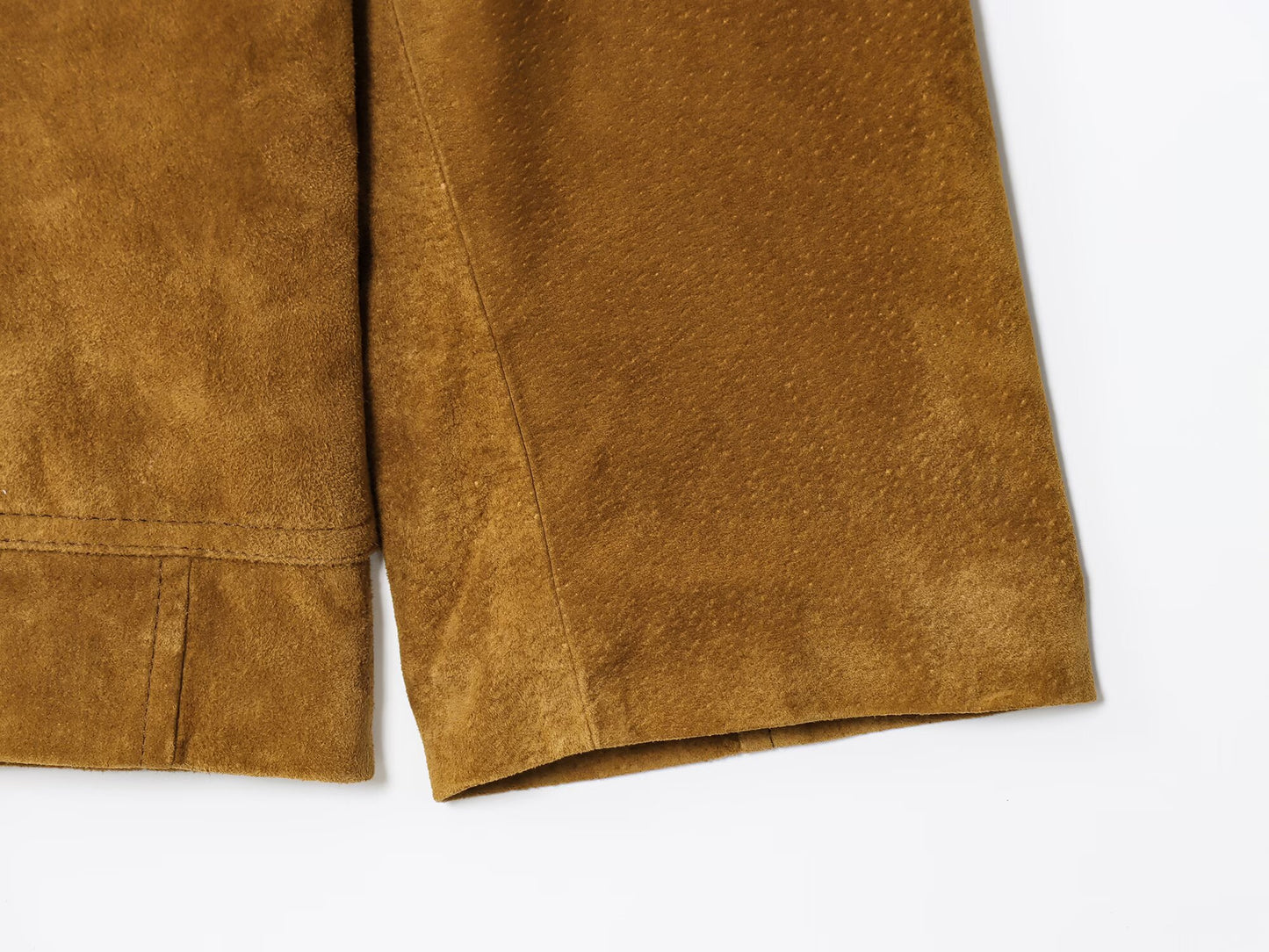 Women's new fashion anti suede effect loose lapel Button-up jacket