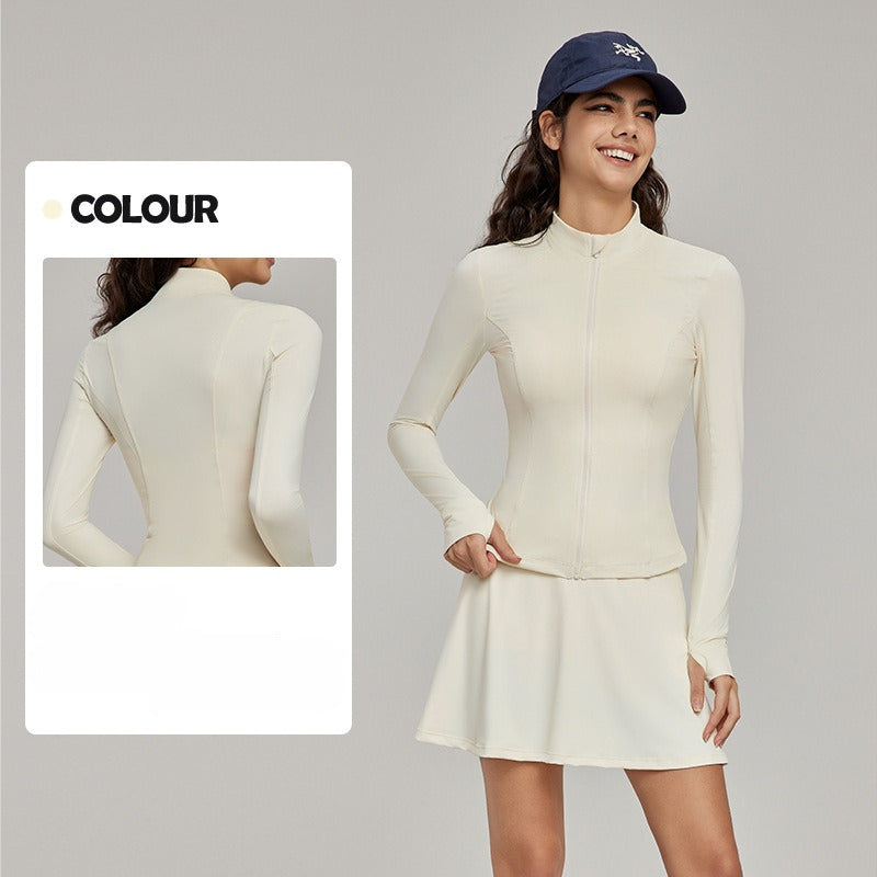 Women's New Fashion Joker Cool Slim Stand-up Collar Sunscreen Coat Women's UV Protection Outdoor Sun-protective Clothing