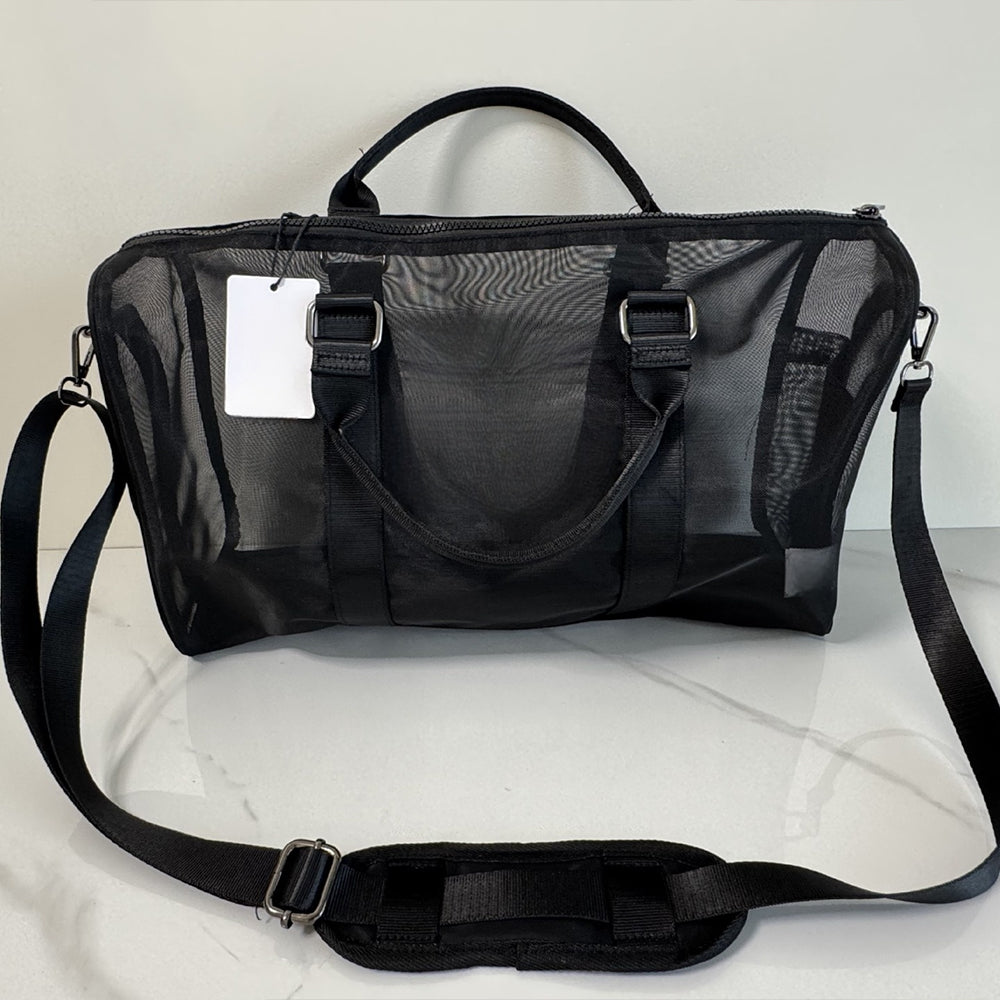 Women's Transparent Net Bag Bag Yoga Fitness Bag Sports Outdoor Fitness Bag Travel Diagonal Bag