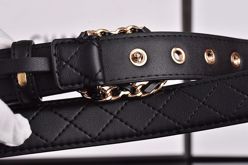 Women's new casual Joker rhombic design belt belt With a box
