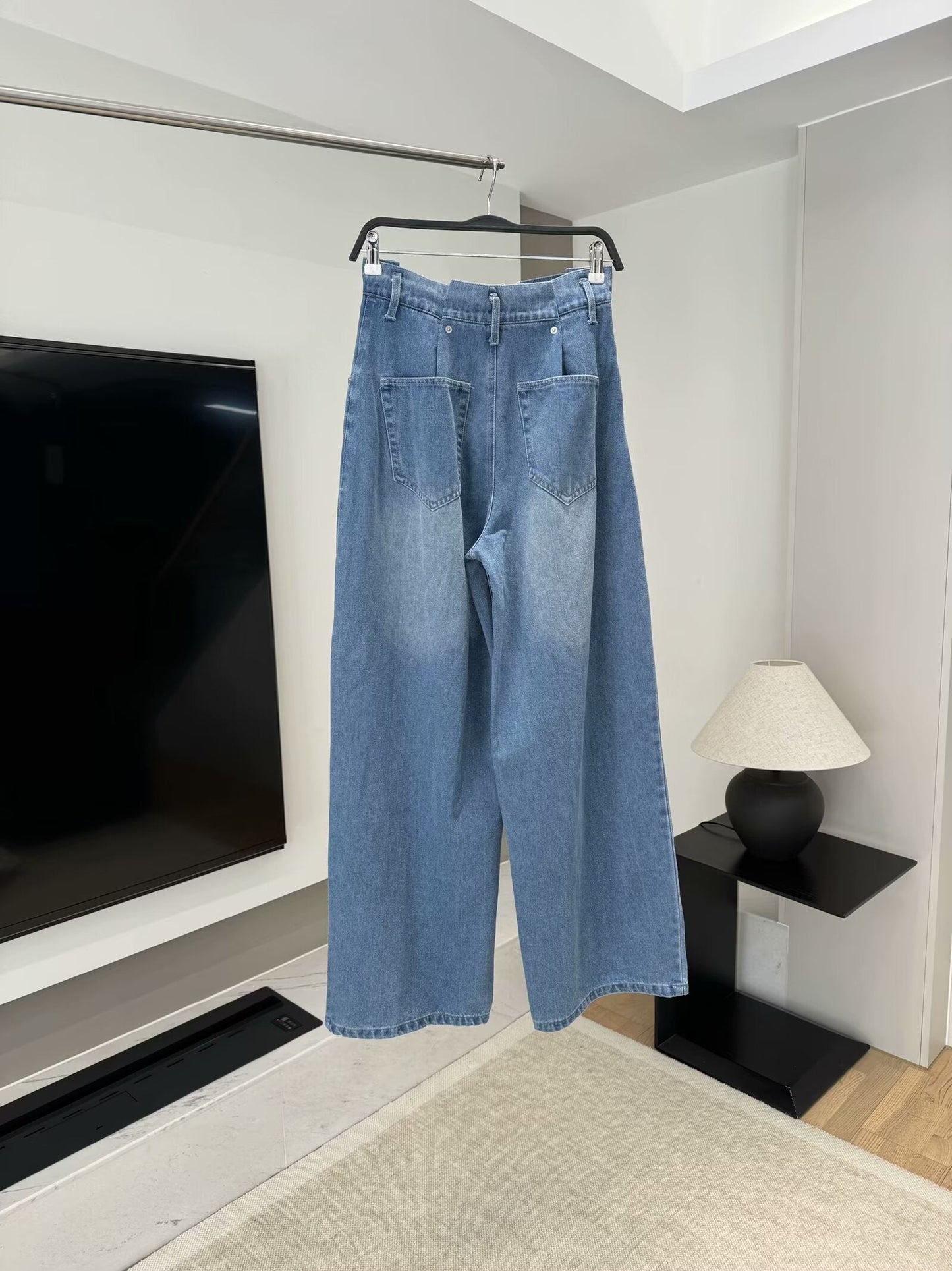 Women 2025 New Fashion Paper bag with high waist Jeans Vintage Zipper Fly Female Ankle Denim Pants