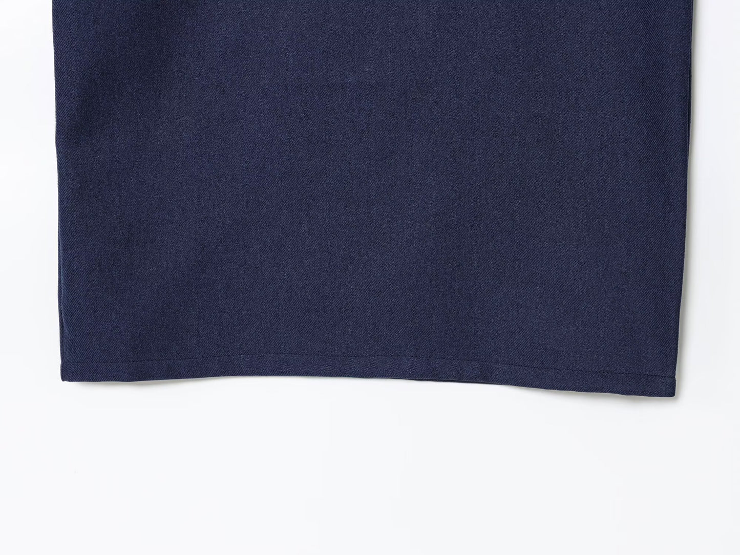 Women's 2025 new fashion pleated V-neck Twill Midi dress