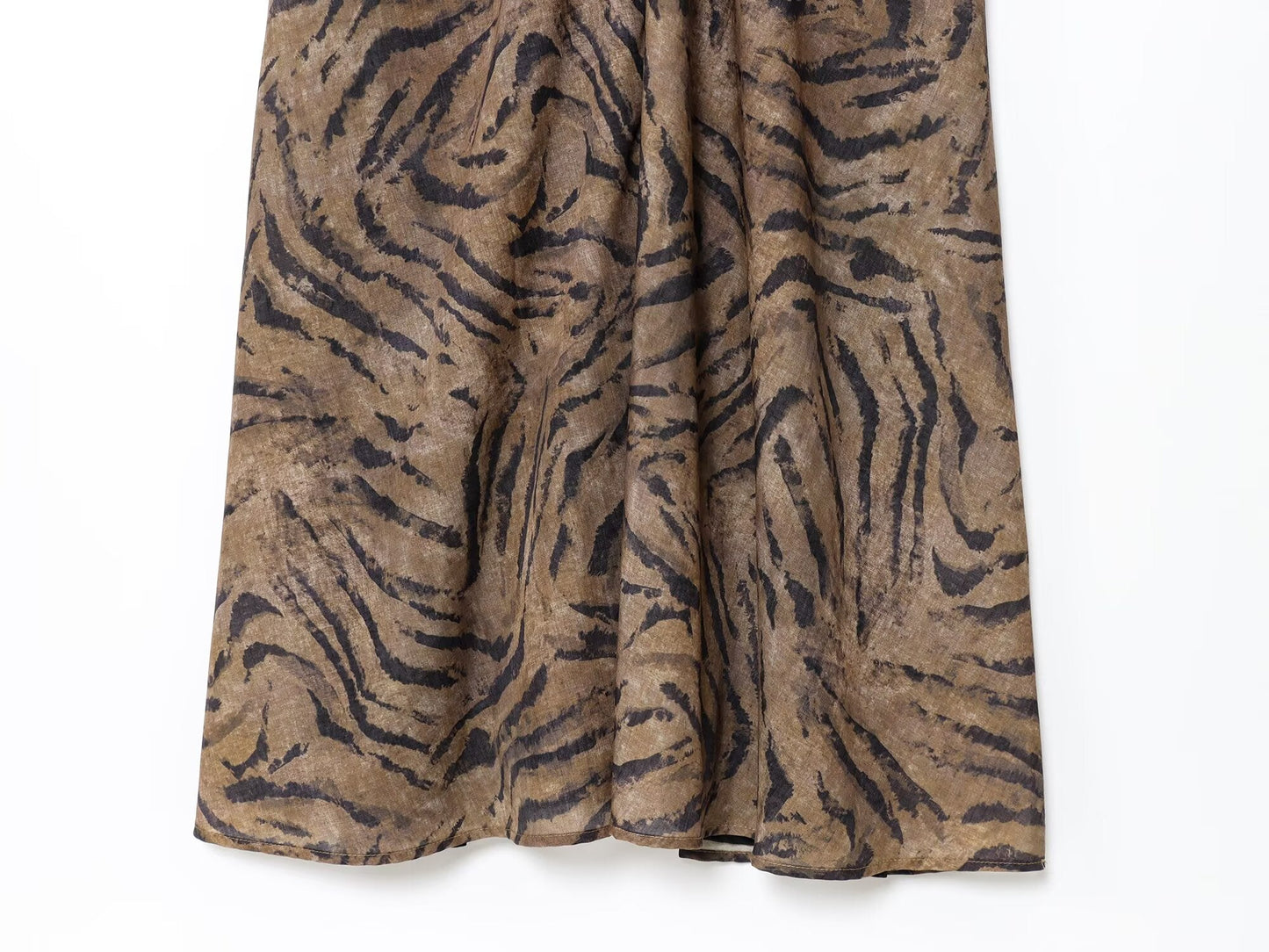 Women's Summer Fashion Vacation Style Sexy Printed suspender Midi Dress