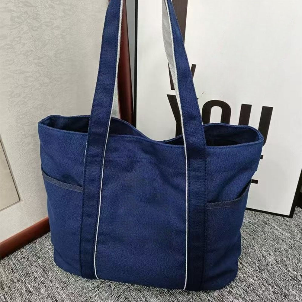 LU Women's new multi-pocket large-capacity tennis shoulder bag canvas bag