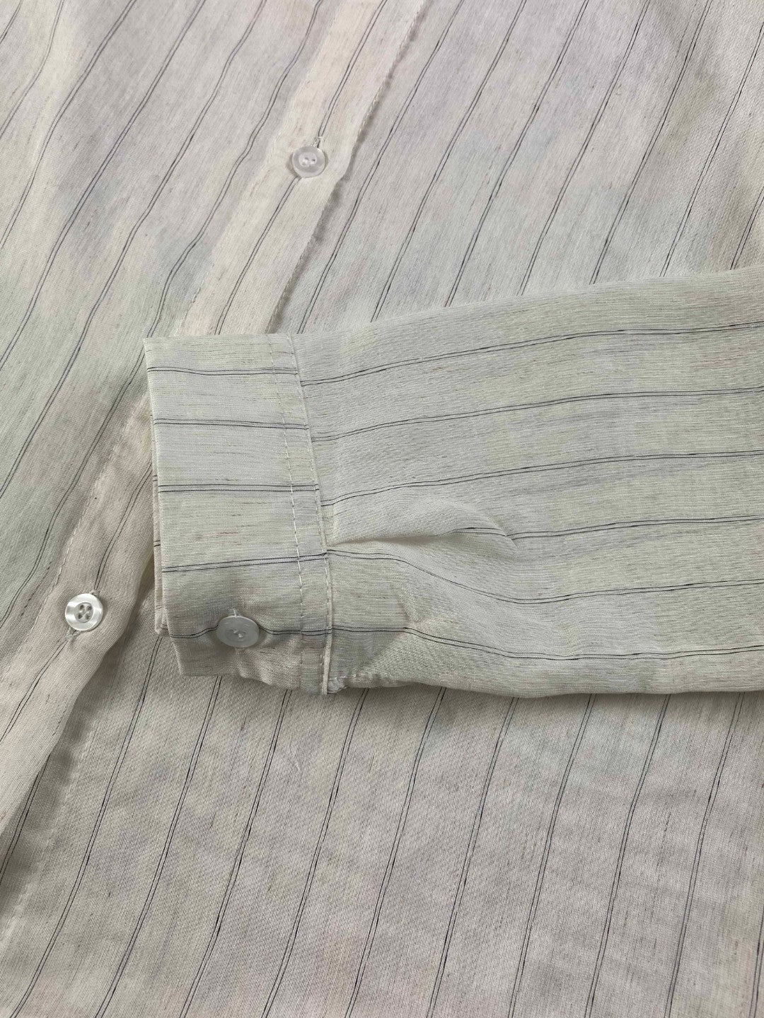 Women's New Fashion Joker Embroidered Cotton Striped Sunscreen Shirt