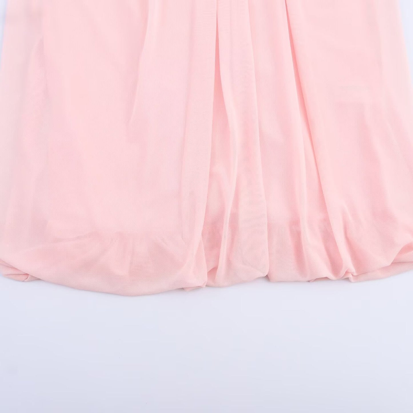 Women's New Fashion Sleeveless tulle Splicing Midi Dress