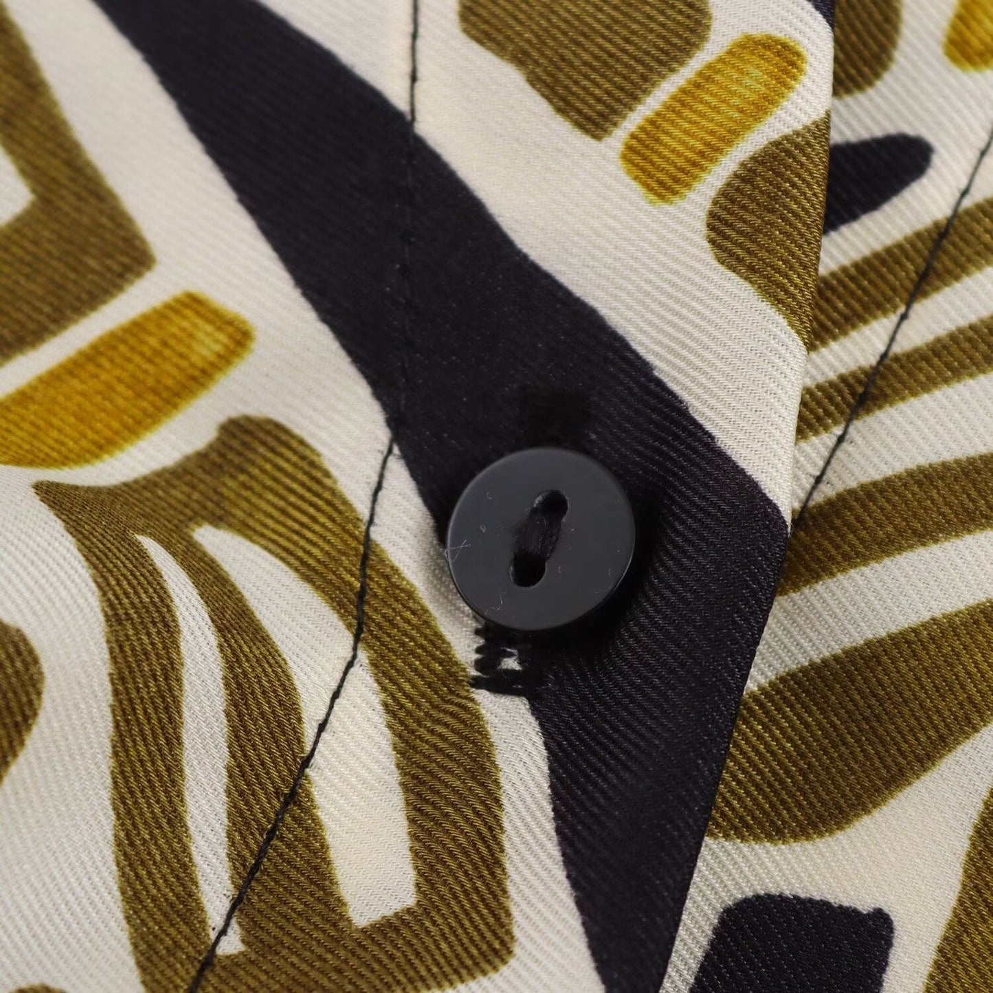 Women's new Chic Fashion belt decoration loose single breasted printed MIDI dress retro lapel long sleeved women's dress Mujer