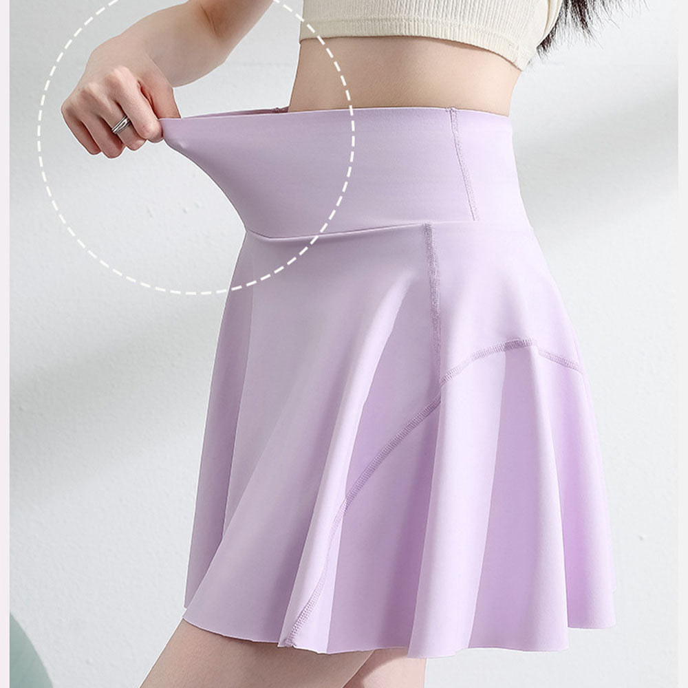 Women's New Summer Tennis Yoga Sun Protection Skirt Anti-exposure A-bag Hip Skirt