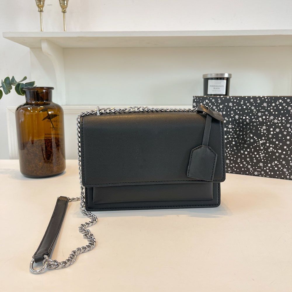 Women's New Temperament Joker Metal Chain Shoulder Bag Messenger Bag