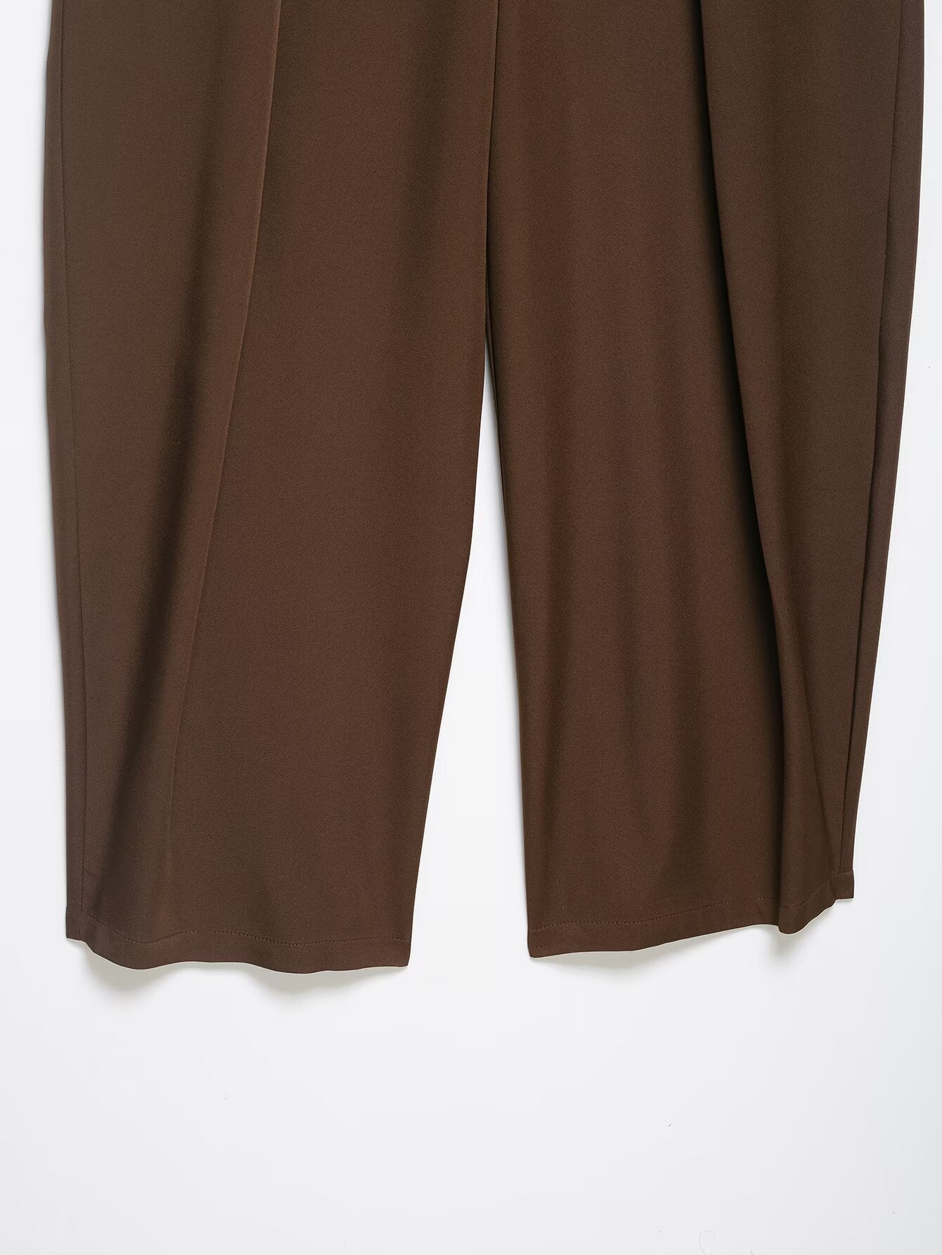 Women's high waisted pleated balloon version casual pants