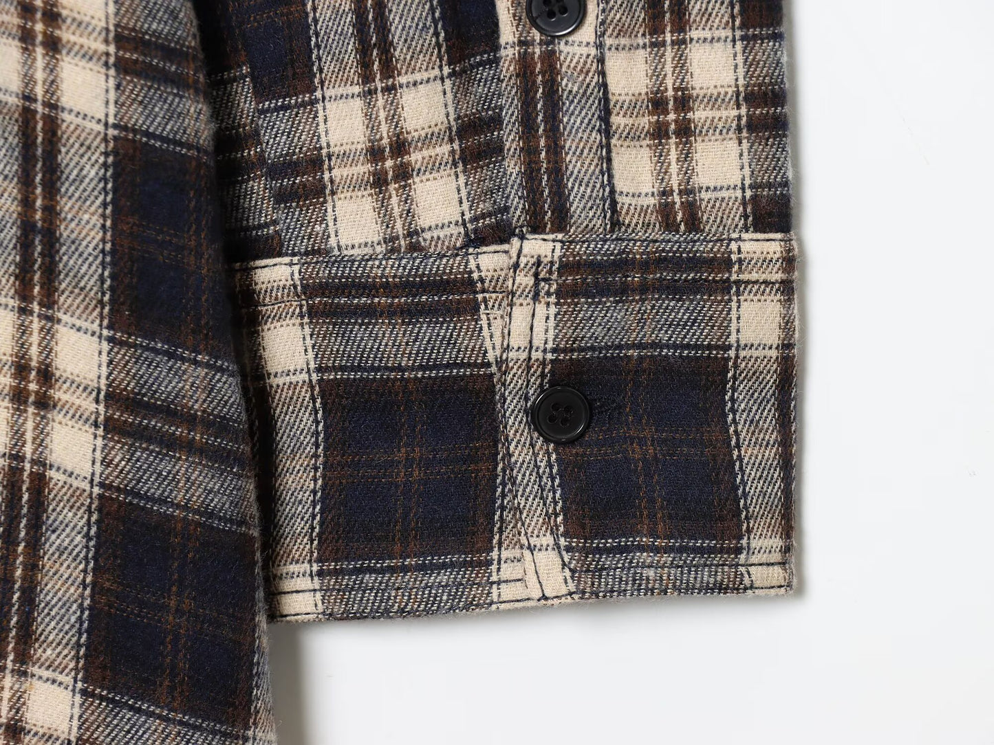 Women's casual shirt style pleated checkered MIDI dress