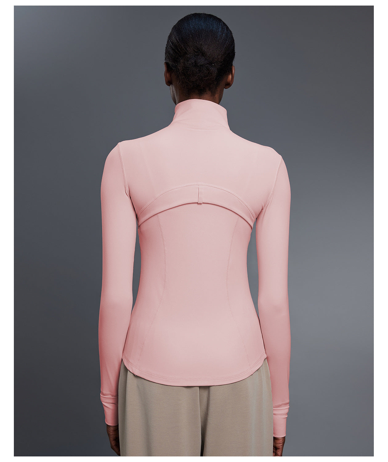 Women's new Joker autumn long-sleeved yoga clothes stretch slim sports coat