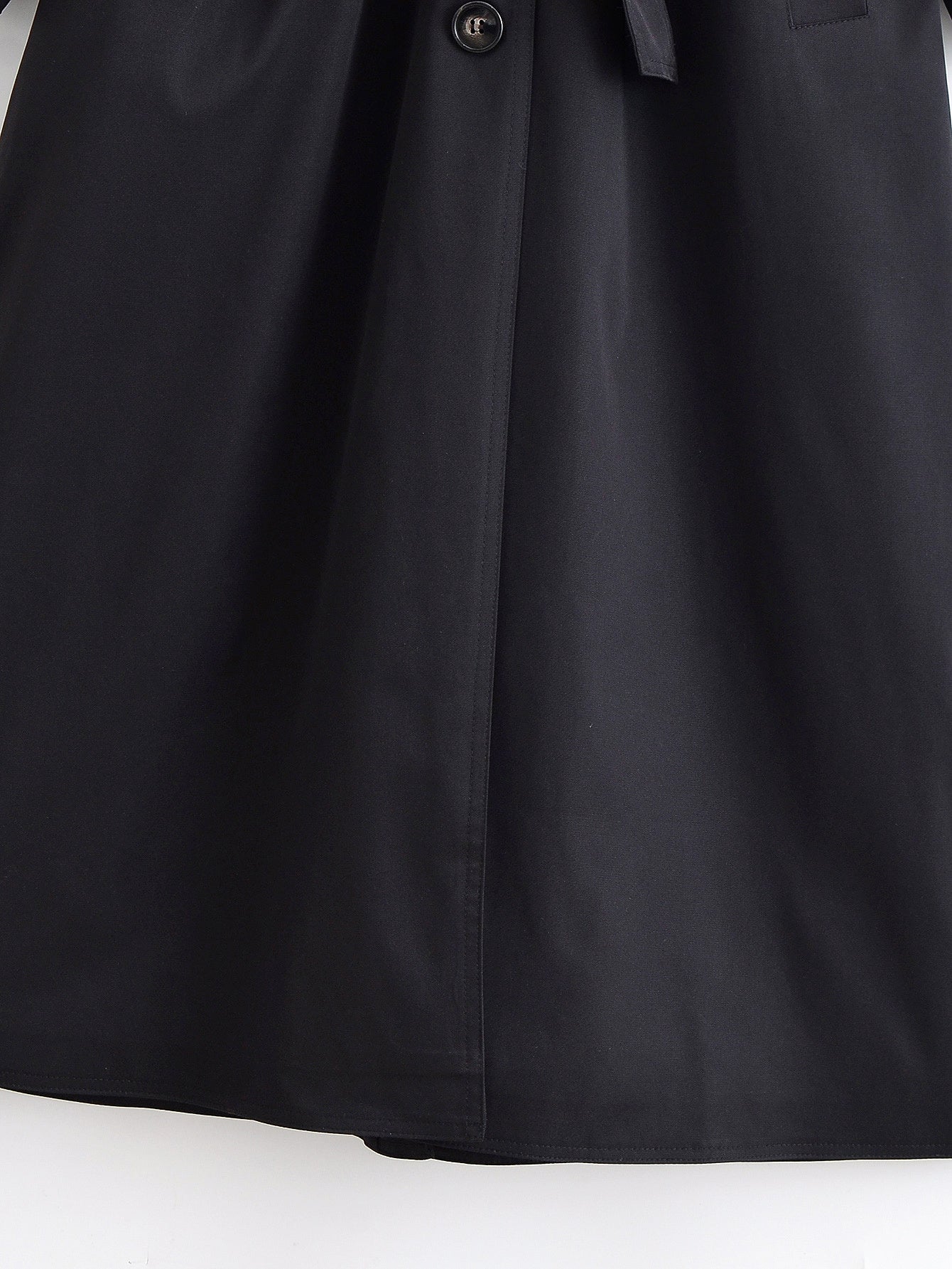 Women's new fashion with Belt loose long style windbreaker Coat