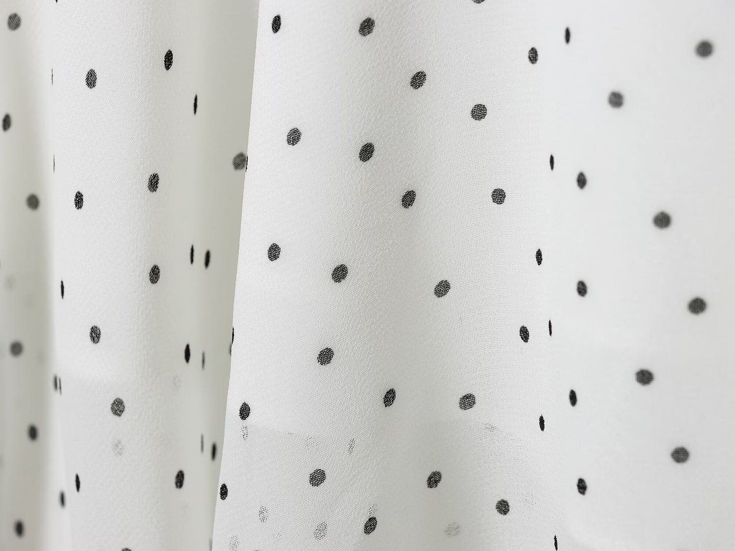 Women's chic Fashion polka dot asymmetrical MIDI skirt