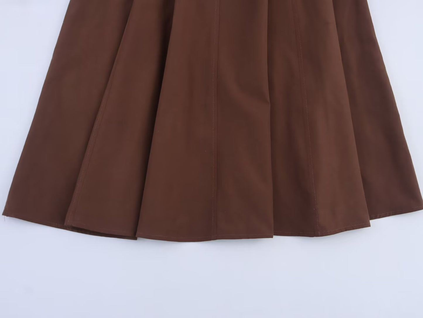 Women's Fashion With Belt Sleeveless Wide Shoulder Strap Midi Dress