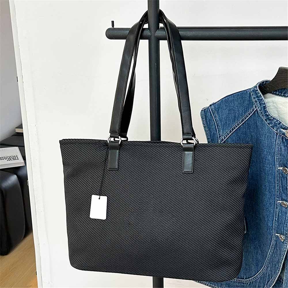 Women's New Fashion Letters Canvas Bag Shoulder Bag Commuter Handbag Large Tote Bag Female Bag