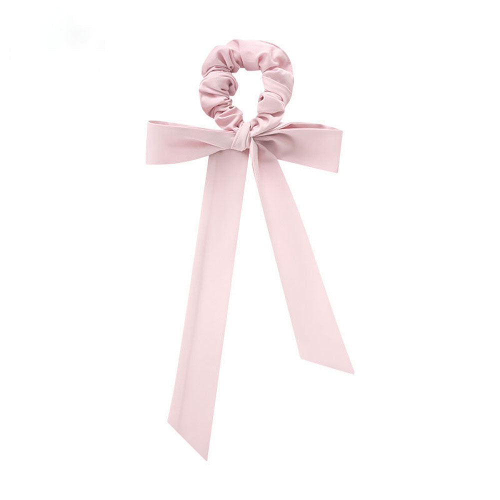 The new ribbon bow can adjust the sweet headband.