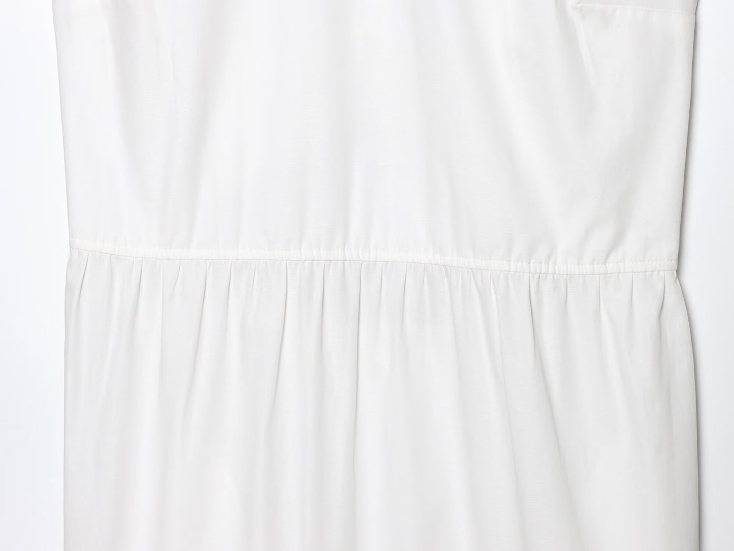 Women's new fashion pleated decoration O-Neck sleeveless backless MIDI dress