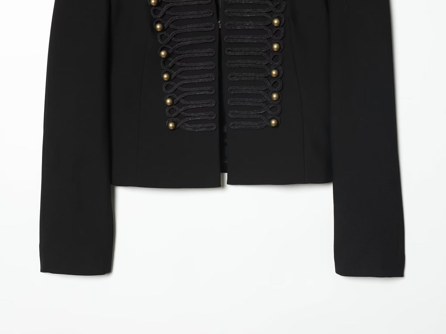 Women's with shoulder pads slim Blazer Coat