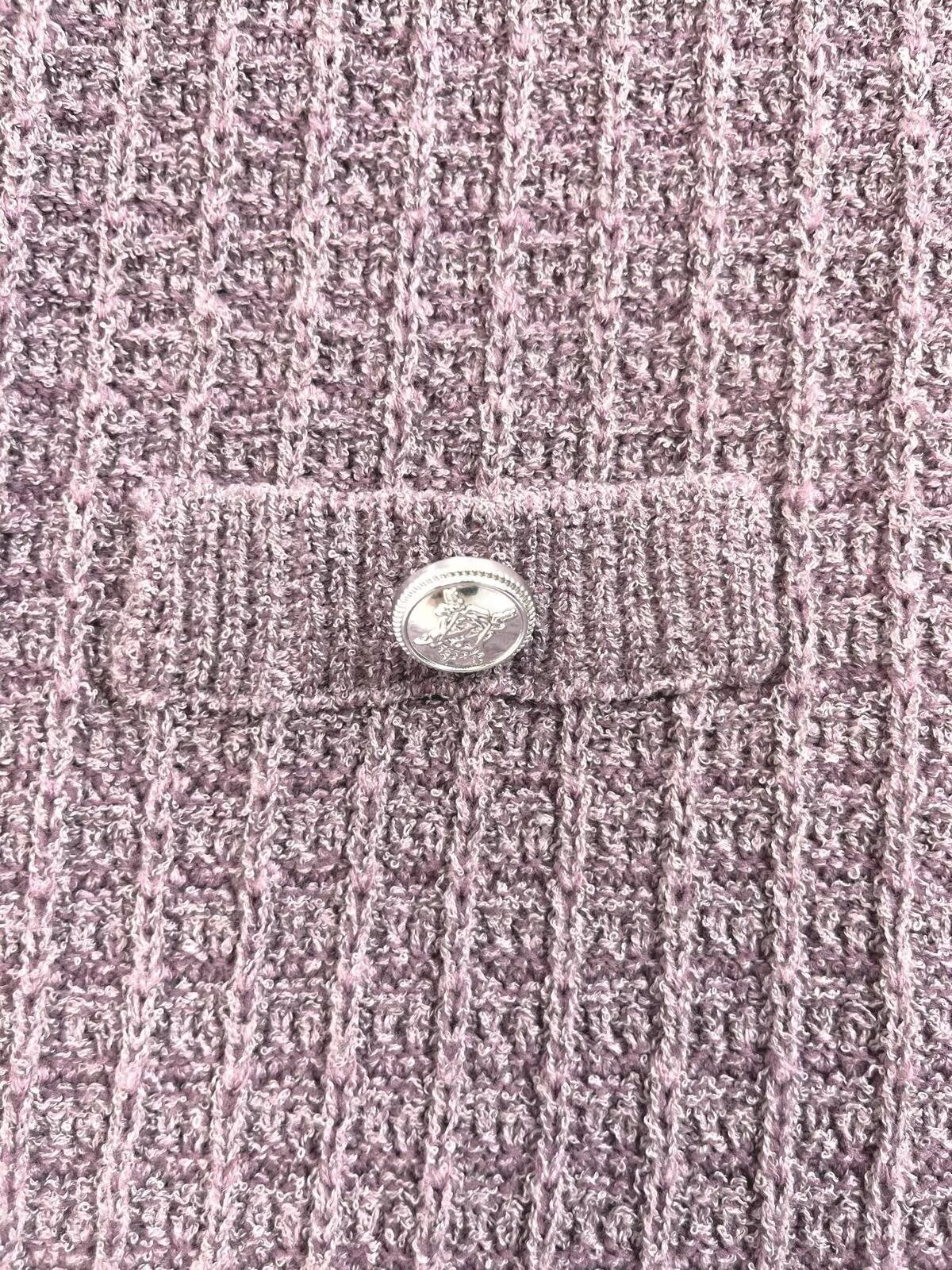 Women's new fashion faux fur effect short sleeved knitted mini dress