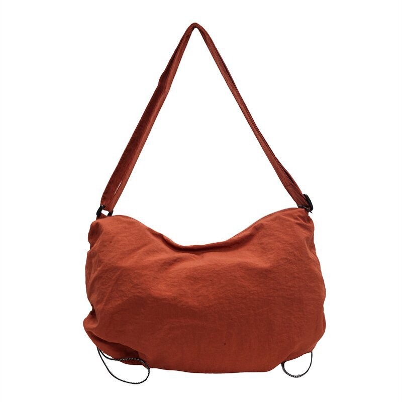 Women's New Joker Lightweight Messenger Bag Sports Fashion Canvas Bag Large Capacity Commuter Shoulder Bag