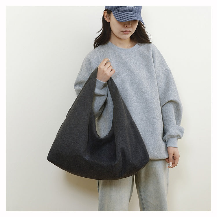 Women's New Fashion Joker Cowboy Style Large-capacity Sports Messenger Bag Shoulder Bag