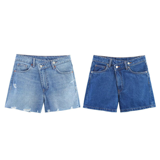 Women's 2025 New Fashion Casual Versatile Denim Shorts