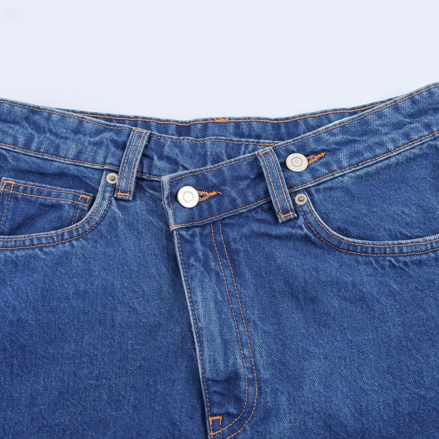 Women's new fashion Side pockets casual versatile high waisted denim shorts