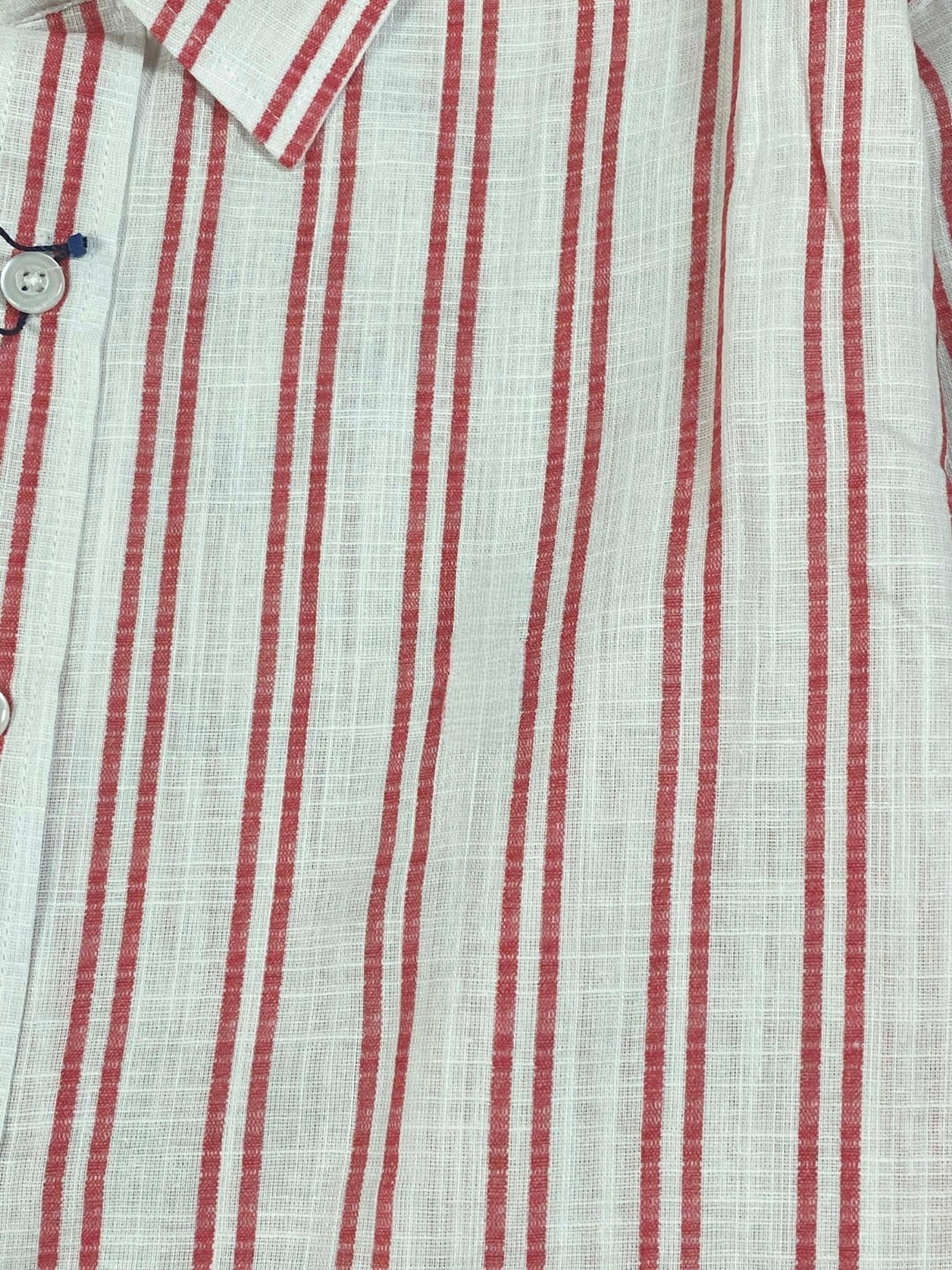 Women's New Fashion Joker Casual Sun Protection Embroidered Slub Cotton Pinstripe Lapel Long Sleeve Shirt Top.