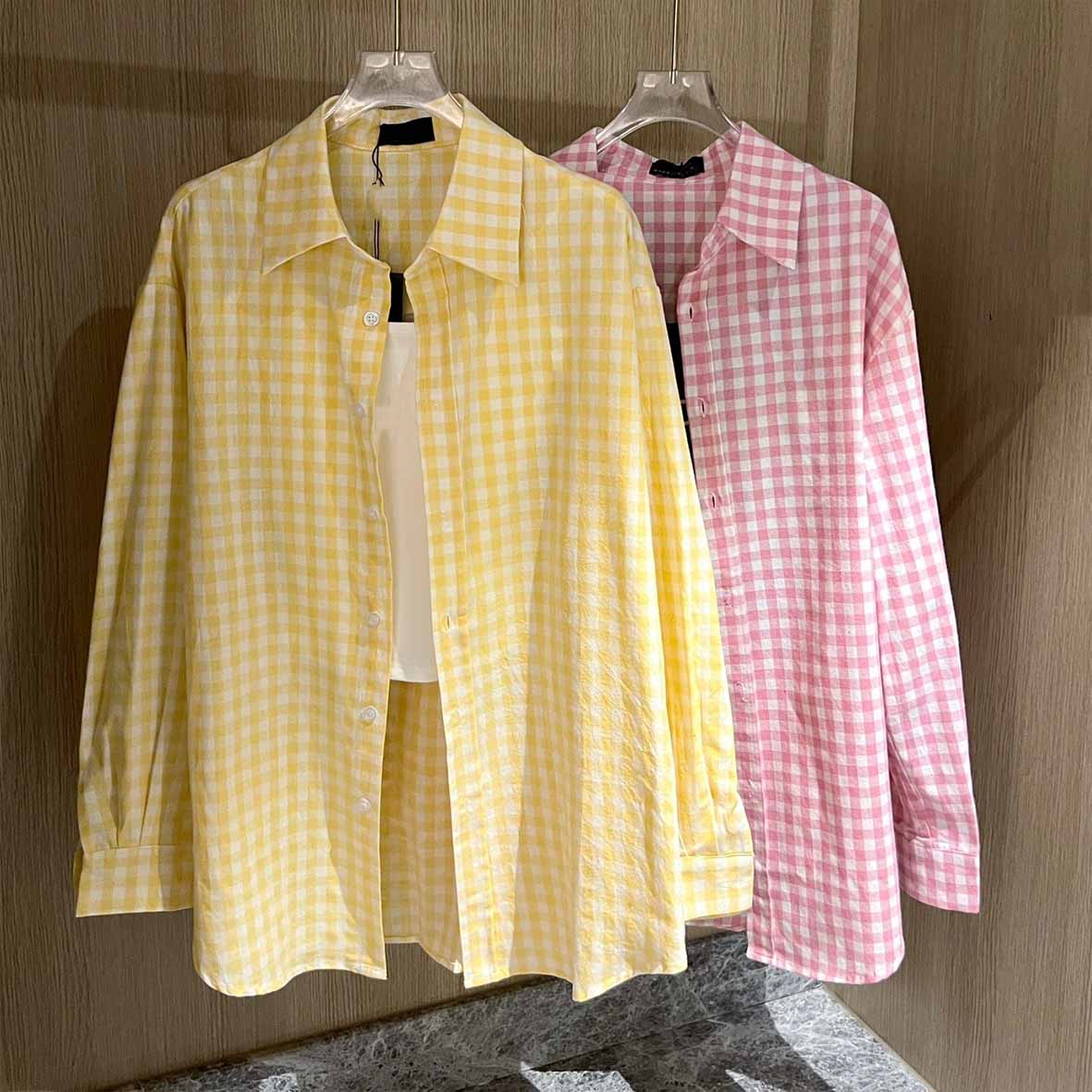 Women's New Casual Joker Lazy Wind Age Joker Slim Loose Lapel Long Sleeve Plaid Shirt