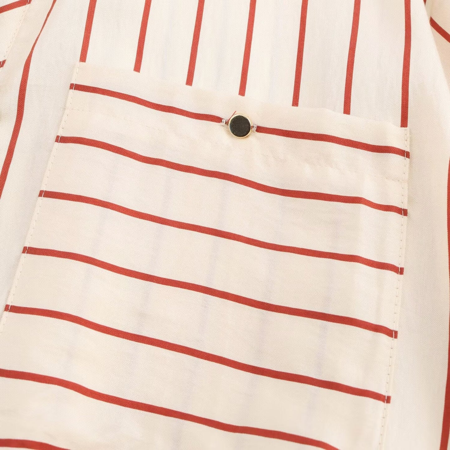 Women's new chic Fashion With Belt loose single breasted striped shirt style MIDI dress retro short sleeved pocket women's dress Mujer