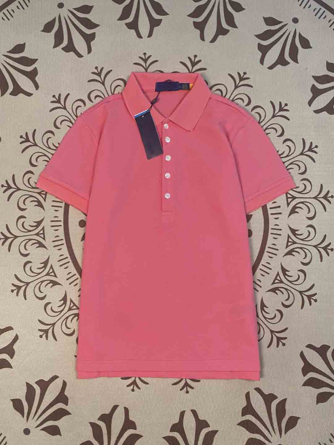 Women's New Fashion Casual Joker Five-button Embroidered Short-sleeved POLO Shirt