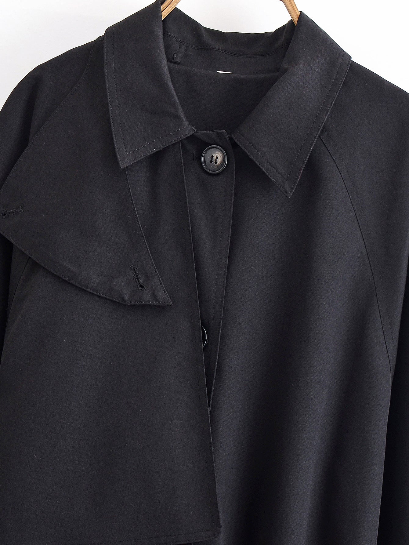 Women's new fashion with Belt loose long style windbreaker Coat