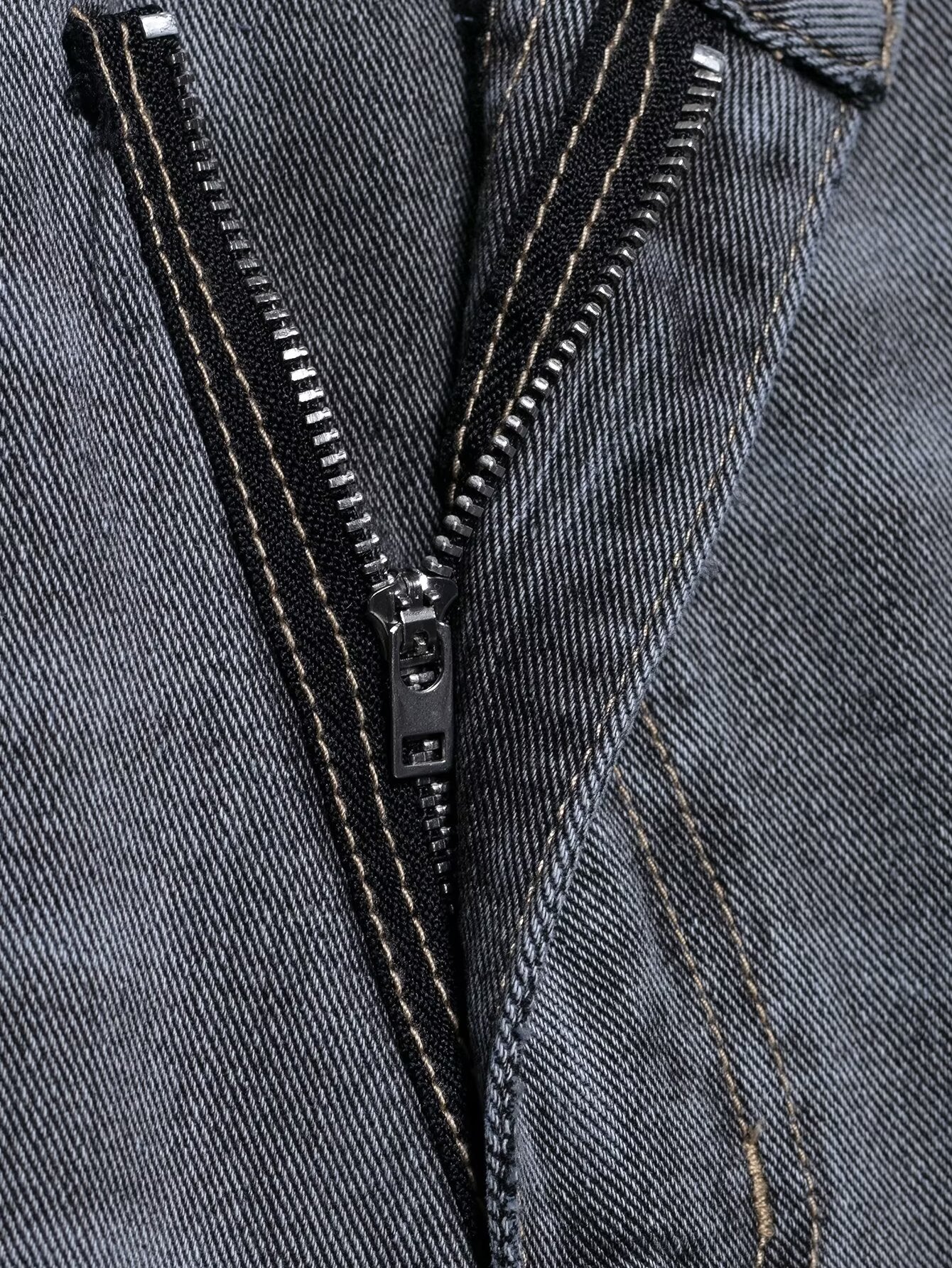 Women's new fashion asymmetrical design loose high waisted casual wide leg jeans