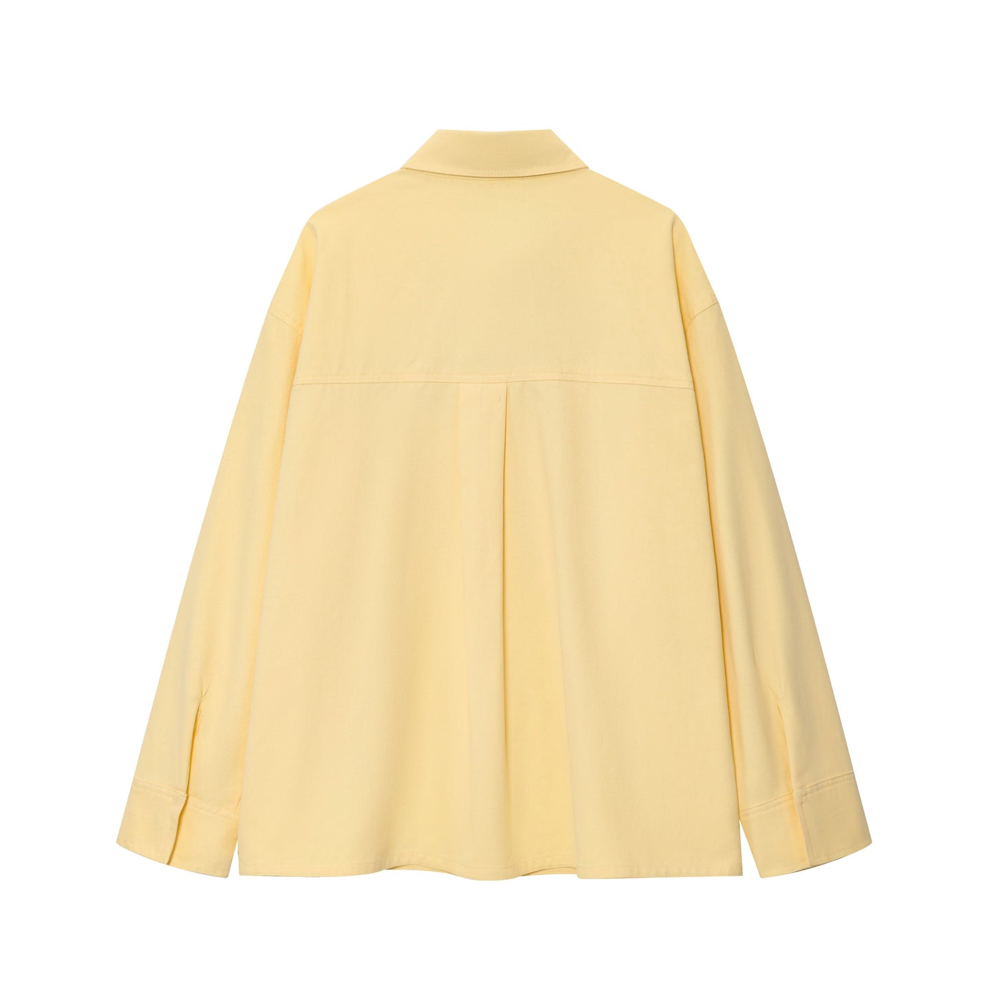 Women's new fashion pocket decoration loose button up shirt