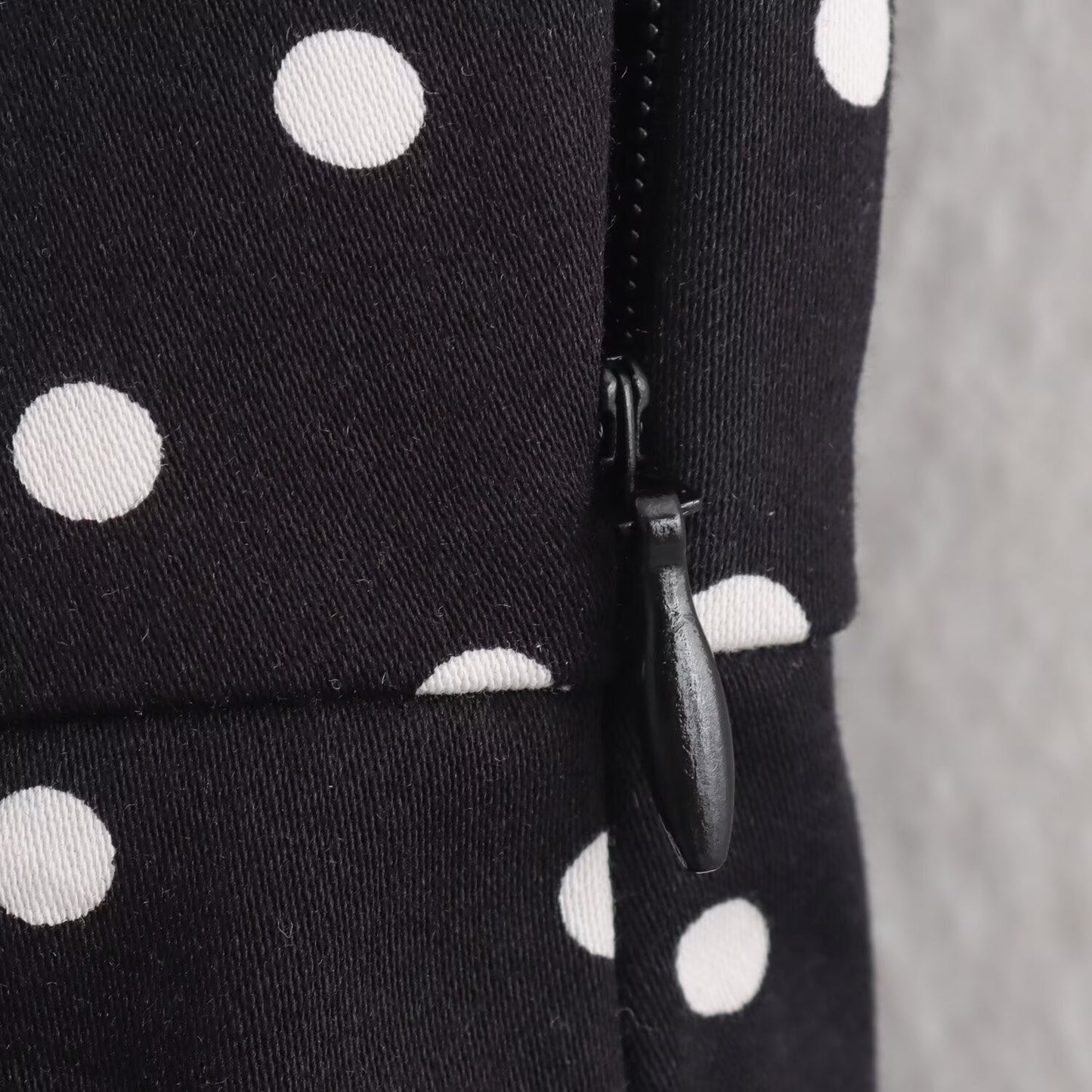 Women's summer fashion polka dot hanging neck mini dress