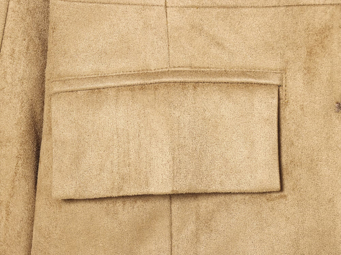 Women's suede faux fur effect slim Blazer Coat