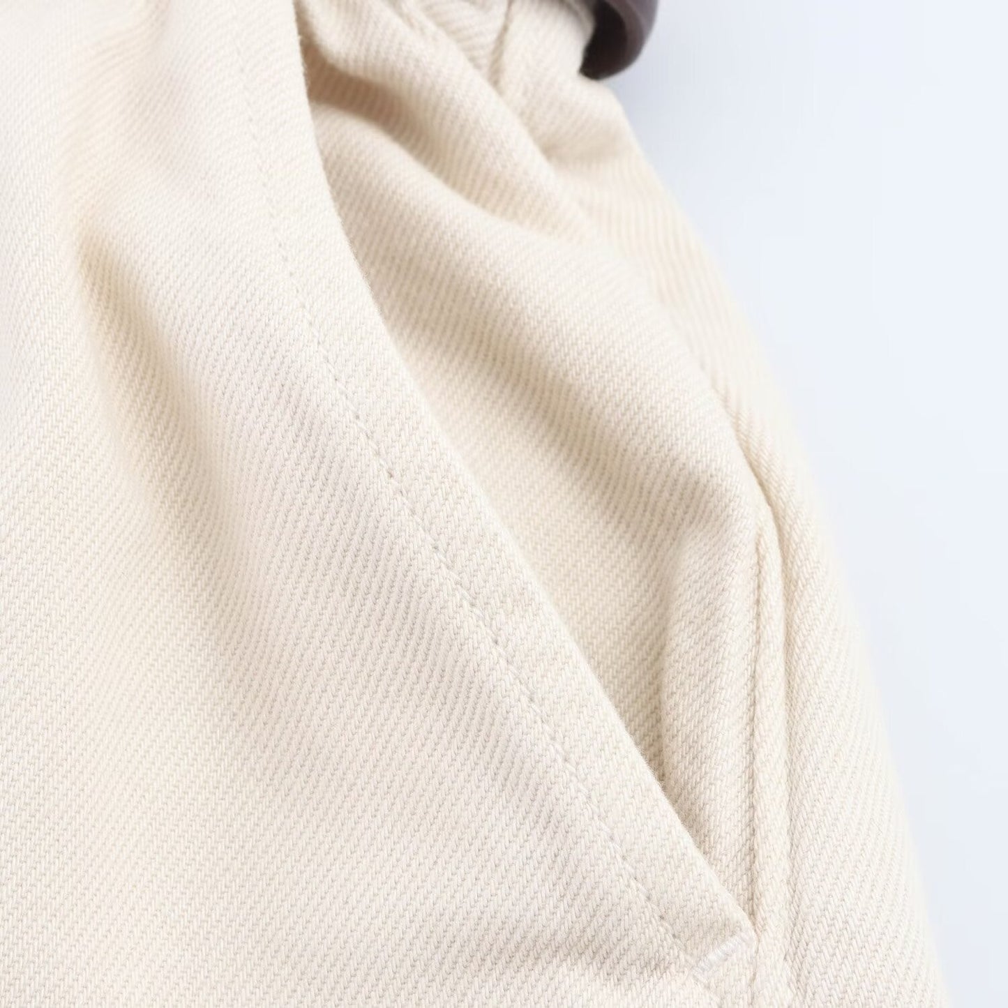 Women's new fashion with Belt paper bag style casual high waisted denim shorts