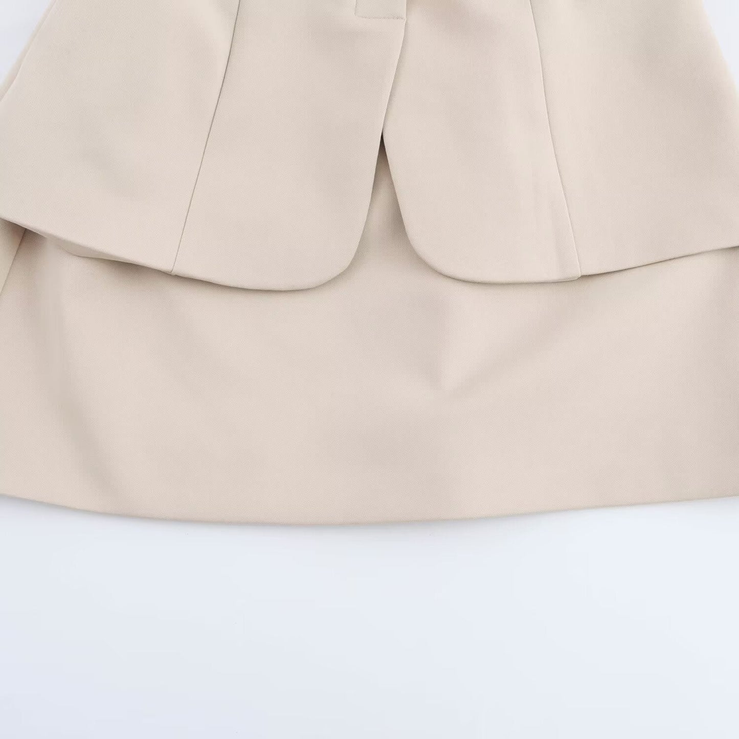 Women's new chic fashion With Belt slim fit splicing two-piece set style sleeveless mini dress retro round neck women's dress Mujer