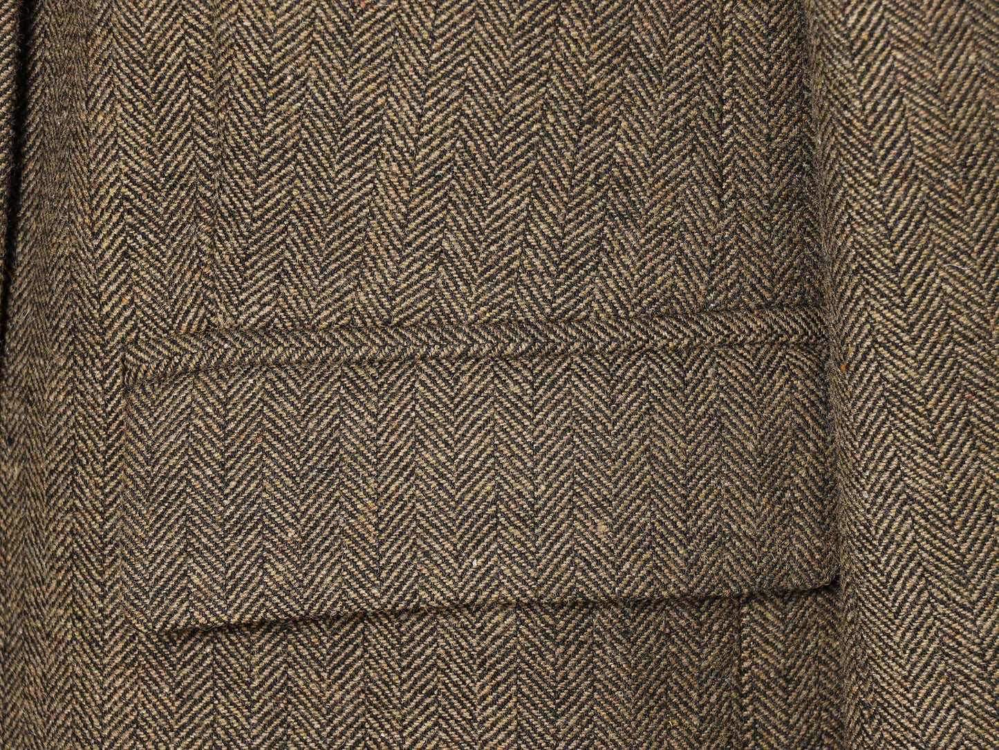 Women's loose stand collar herringbone diagonal Blazer Coat