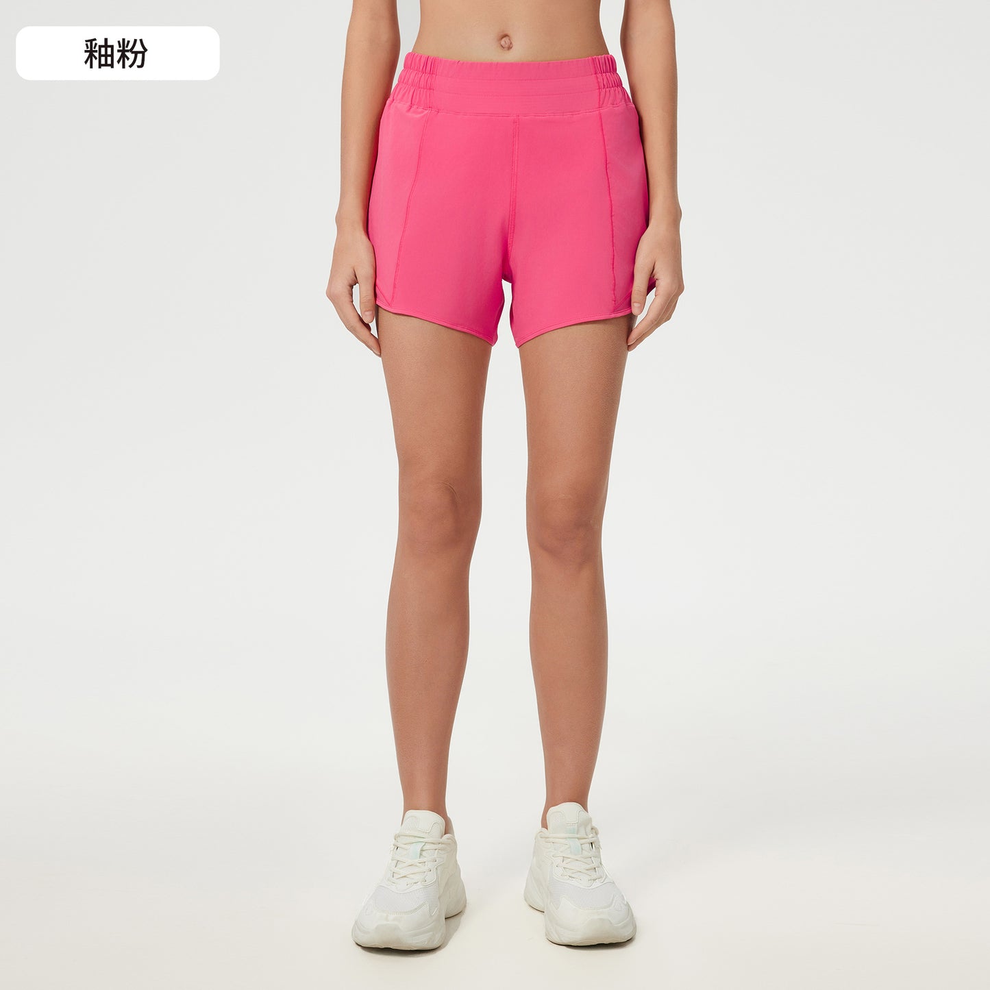 Women's new Joker Quick-drying shorts with lining high waist yoga shorts.