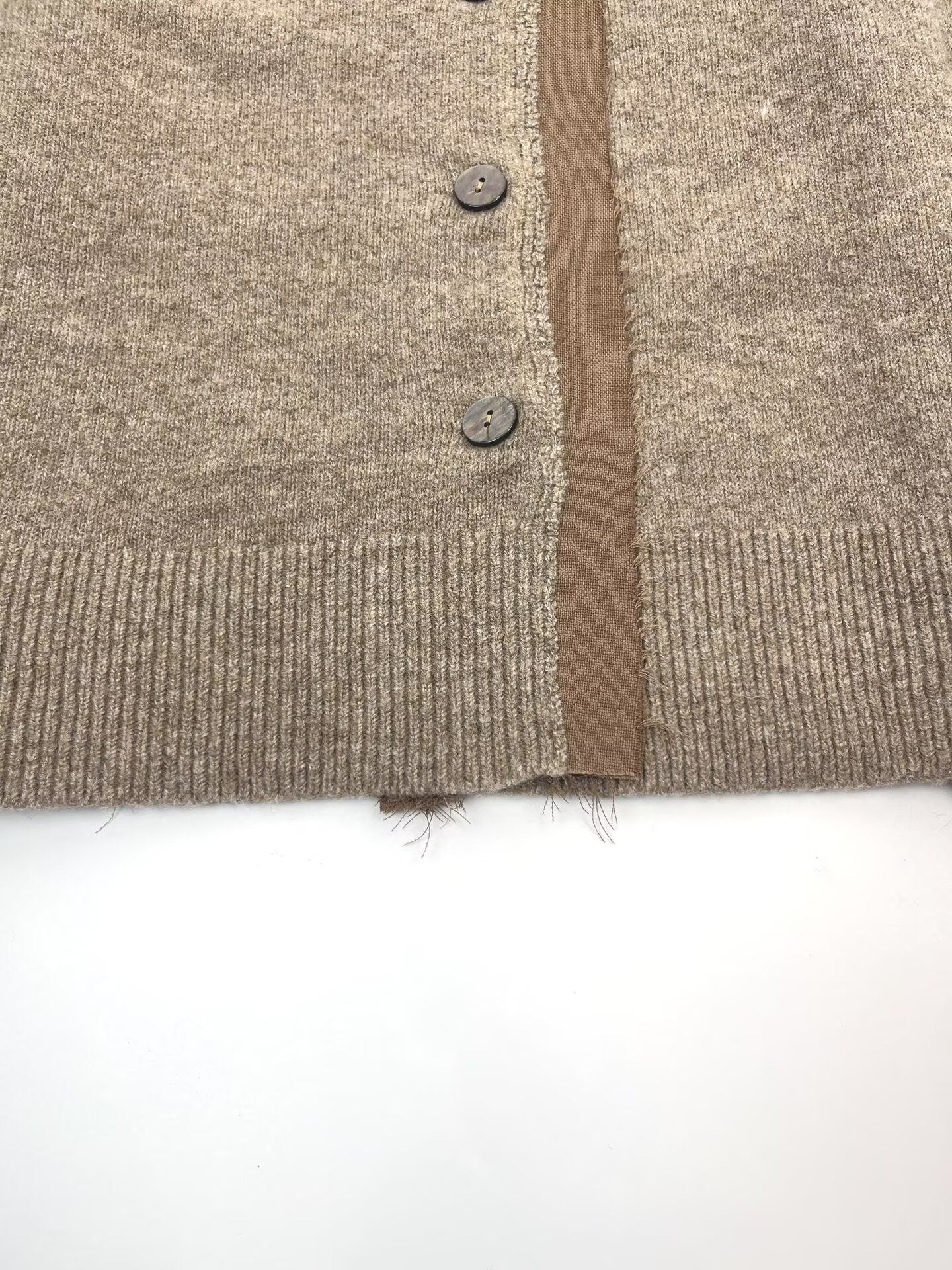 Women's new fashion asymmetrical collar off shoulder knitted Coat