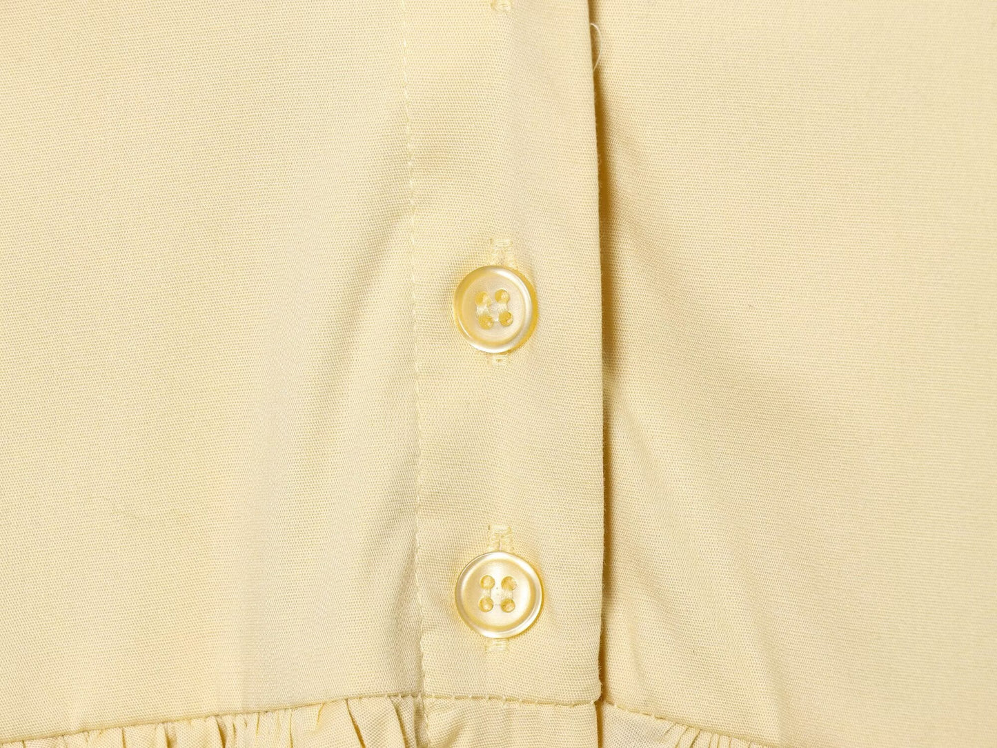 Women's V-neck Button-up poplin mini dress
