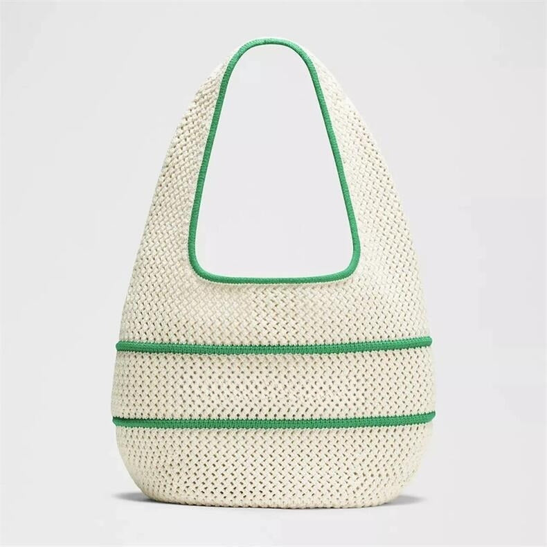 LU Women's New Fashion Joker Blended Hand Crochet Bag Shoulder Bag