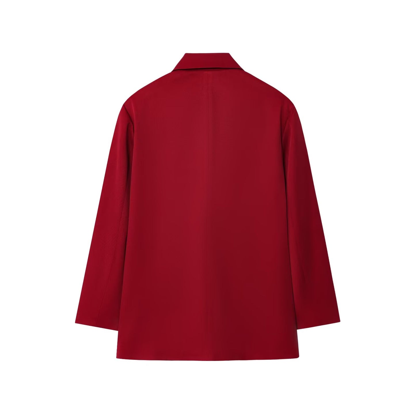 Women's new fashion loose double breasted lapel suit jacket