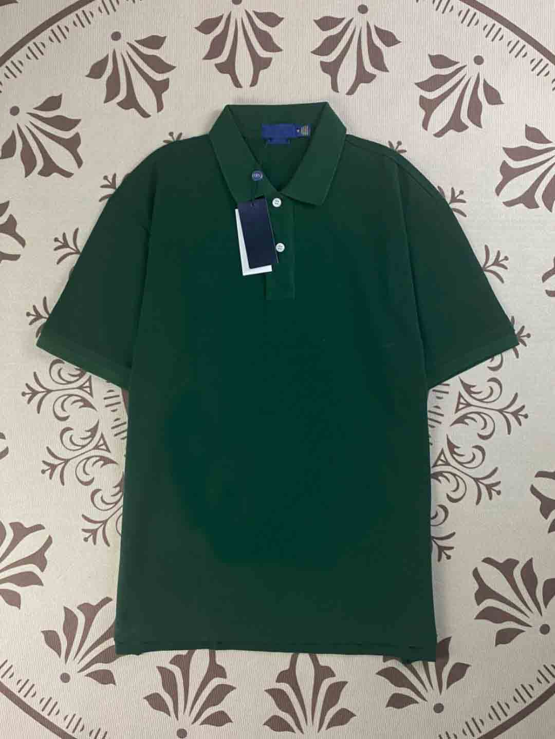 Men's New Fashion Casual Joker Cotton Fabric Embroidered Short-sleeved POLO Shirt