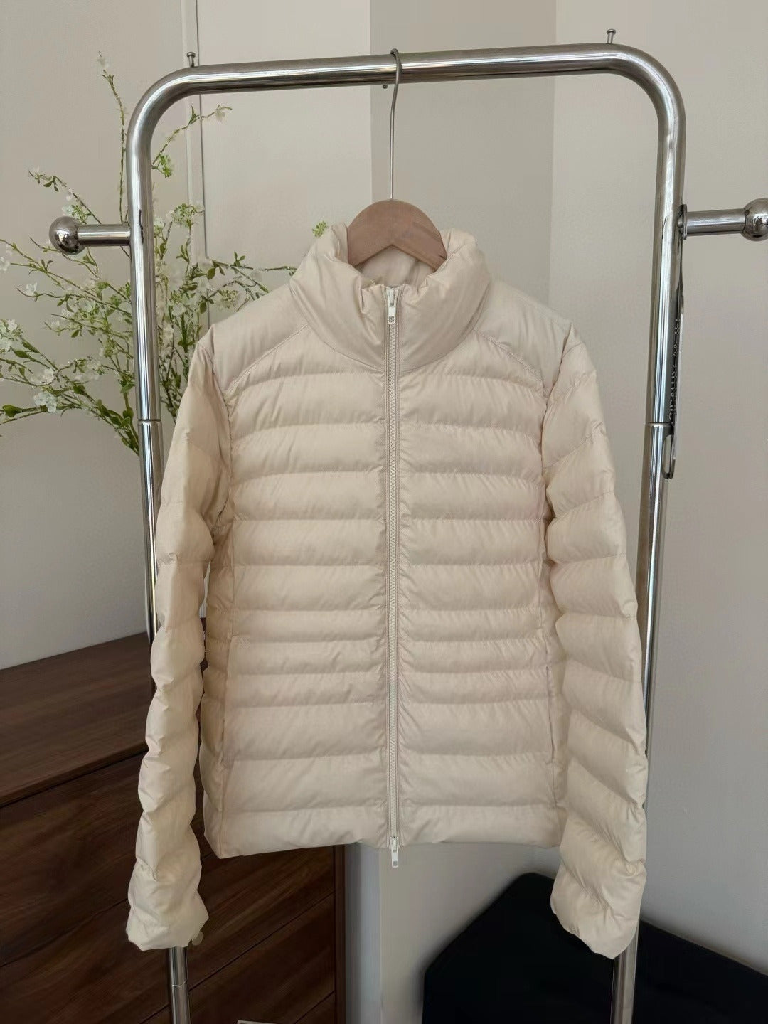 New Women's Slim Fit Zippered Cotton Jacket