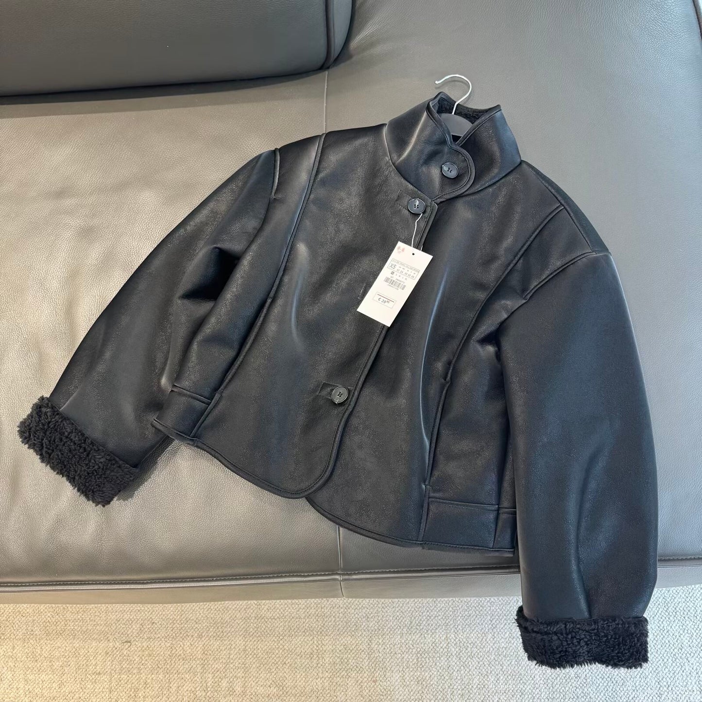 Women's winter new anti suede effect double-sided jacket Coat