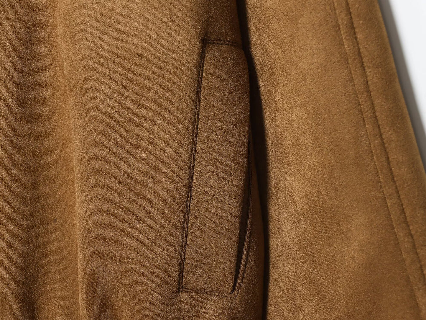 Women's new fashion suede texture short lapel lace up jacket Coat